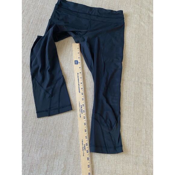 LULULEMON ATHLETICA Women's legging black crop 8 - Picture 3 of 5